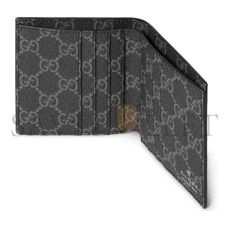 Gvc*1 gg emblem bi-fold embossed wallet 818949 (20*10cm)